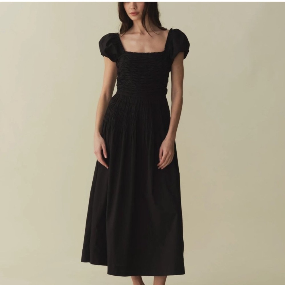 Doen Smocked Midi Dress